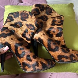 Giuseppe booties/ pony skin